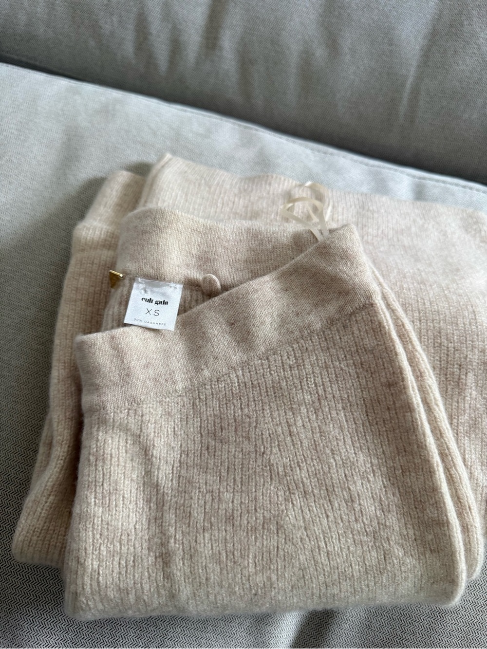 cult gaia cream pants
